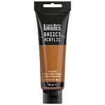 LIQUITEX 8870027 Basics Acrylic Paint, Raw Sienna, 118 ml Tube