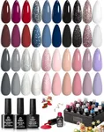 beetles Gel Polish Kit, Nude Gray P