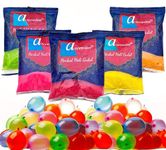 ascension Water Balloons for Kids 100 Pcs Natural Holi Gulal Colour with Festival Party-Plastic