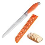 VITUER Bread Knife with Cover, 8 in