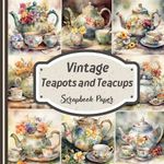 Vintage Book Art Tea Cups