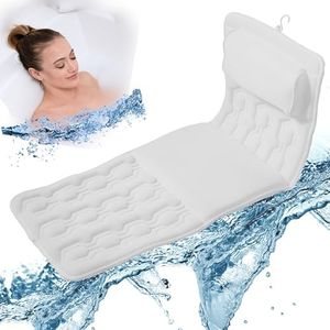 Luxurious Bath Pillow - Exclusive & Unique Design External Cushioning In Spa Neck Pillow & Seat Cushion For Ultimate Plush Comfort and Relaxation - Full Body Bath Pillow Mat