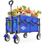 Deomod Wagon Cart Heavy Duty Foldable (Blue)