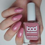 BAD COMPANY Nail Polish 10Ml, No Toxin Nail Lacquer, Creme Finish Long Lasting, Chip Resistant, Vegan, Quick Dry & Cruelty-Free Nail Paint - Unconditionally 82 (Pink Nail Polish)