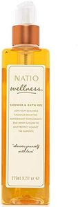 Natio Australia Wellness Shower & Bath Gel 275ml - Pomegranate, Sweet Almond, Honey & Coconut Body Wash - Hydrating, Cleansing & Replenishing - Made in Australia