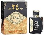 Eau de Parfum OUD 24 HOURS 100 ml Attar Arabe For Men and Women A Long Lasting Oud Perfume With An Oriental Touch of Spices, Fruits, Jasmine, Amber, Incense, Oud, Gardenia, Ylang-ylang and Sandalwood