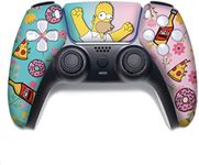 BABY CUDDLE BOX Simpsson Custom PS-5 Controller Wireless compatible with Play-Station 5 Console by BCB Controllers | Proudly Customized in USA with Permanent HYDRO-DIP Printing (NOT JUST A SKIN)