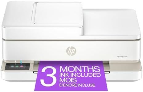 HP Envy 6555e All-in-One Printer with 3 Months Instant Ink