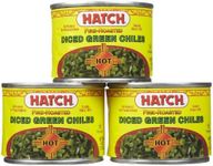 Hatch Diced Hot Green Chilies, 4 oz, 3 pk