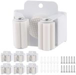 Verdenu 6 Pack Broom Holder Wall Mo