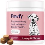 Pawfy Dog UTI Supplement | Cranberry & D-Mannose Help Support Dog Urinary Tract Health & Bladder Support | Ideal for Senior Dogs | Urinary Tract Infection Treatment | Dog Vitamins and Supplements