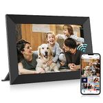 Uhale Digital Photo Frame 32GB Storage 10.1 Inch WiFi Electronic SD Card Slot Computer IPS Touch Screen HD Display Auto Rotate