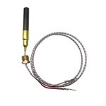 750mv Thermocouple for Heat Glo Heatilator,Fireplace Thermopile Replacement Fireplace&Stove Accessories for Fire Gas Stoves Heat&Glo Gas Stoves Oven Water Heater&Frying Furnace (24", Aluminum)