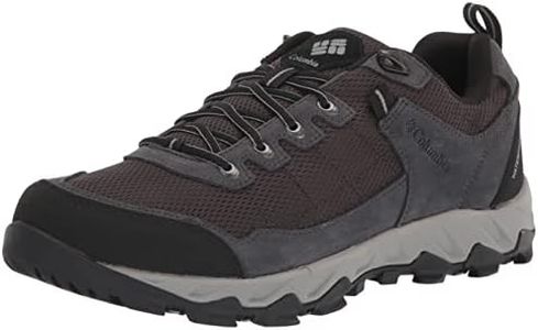 Columbia Men's Valley Pointe Waterproof Hiking Shoe, Shark/Monument, 11