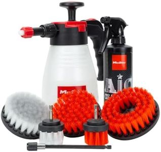 Maxshine Carpet & Upholstery Power Cleaning Kit – Deep Stain Remover, Detailing Brushes & Scrubbing Sponge for Auto Interior Cleaning