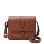 Fossil Women's Vintage, Classic Cross Body Handbag, Brown, Small