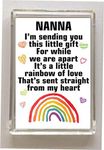 Nanna Rainbow Fridge Magnet Gift, I