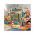 Yonsaeik 3D Infinity Track 126 PCS Electric Train Set with 3D Flexible Track, Interactive Race Track Toy for Kids, Buildable STEM Train Set for Creative Play, Ages 3–8