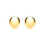 Carissima Gold Women's 9 ct Yellow Gold 4 mm Ball Polished Stud Earrings