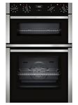 NEFF U1ACE2HN0B N50 Double Oven with EasyClean and Cliprails, Stainless Steel