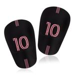 Extra Mini Shin Guards, 3.94x2.36 Inch Mini Soccer Shin Guards Mini Shin Pads Protective Shin Guards Equipment for Men Women Boys Girls Adults Kids (Special NO.10 Uniform Number)