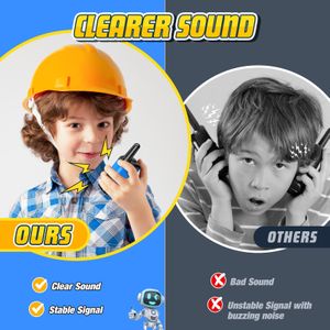 EUTOYZ Kids Walkie Talkies 3-Pack – Long Range Two-Way Radios