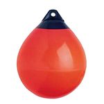 X-Haibei 1 Boat Fender Ball Round Anchor Buoy, Dock Bumper Ball Inflatable Vinyl A Series Shield Protection Marine Mooring Buoy Red, A38 D14.9H17.8 inch