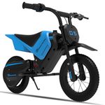 EVERCROSS EV05M Electric Motorcycle for Kids, 150W Kids Ride On Motor-cycle, 8/16 km/h Speed Modes & 15 km Long-Range Electric Motorcycle, 12'' Moto Cross for Children Aged 3-12 Years