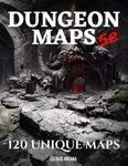 Dungeon Maps 5e: 120 Maps for Game Master to Plan & Customize Encounters | 5th Edition Tabletop Role Playing Game Blank Maps | Craft Adventures in ... Temples and other Fantasy TTRPG Locations.