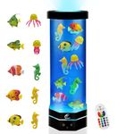 Lightahead LED Fantasy Fish Lamp with Color Changing Light Effects. A Sensory Synthetic Fish Tank Aquarium Mood Lamp. Large (15 Inches Tall)