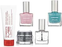 Dermelect Hand Recovery System - Nail Strengthener, Nail Thickener, Cuticle Treatment, Anti-Aging Hand Cream & Ridge Filler Kit for Weak Nails, Dry Cuticles, and Over-Washed Hands 5 pc