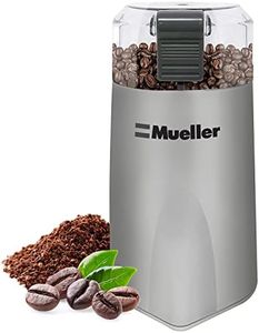 MuellerLiving HyperGrind Precision Electric Spice/Coffee Grinder Mill with Large Grinding Capacity and Powerful Motor also for Spices, Herbs, Nuts, Grains, Grey