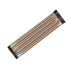 sourcing map Female to Female 2P to 1P Jumper Wire 2mm to 2.54mm Pitch Ribbon Cable Breadboard DIY 20.5cm Long