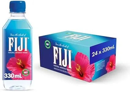 FIJI Natural Artesian Bottled Water 330mL / 11.15 Fl Ounce (Pack of 24) - 100% Natural Electrolytes - NEW