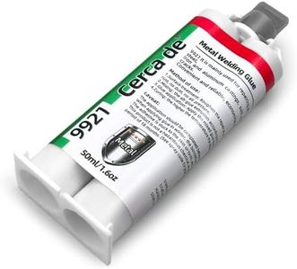 Cerca de Metal Glue，Heavy Duty Waterproof epoxy Adhesive，Suitable for bonding Repair Metals, Steel, Iron, Aluminum, Plastics, Ceramics, and Various Materials，Strongest Liquid Welding Fillers。1.6oz。