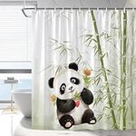 RDRUVA Cartoon Panda Shower Curtain