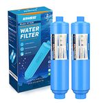 Kohree RV Water Filter, RV Marine KDF Inline Water Filter with NSF & BPA Free Certified, Greatly Reduce Chlorine Heavy Metals Bad Taste Odors and Sediment - 2 Pack