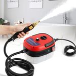 Handheld Steam Cleaner for Furniture Steam Shot Cleaner 2500W High Pressure Steam Cleaner Multipurpose Portable Steam Cleaners for Home Use,6 Gears Adjustable Pressurized Steam Cleaner with 3 Brushes