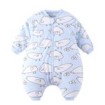 Happy Cherry Baby Toddler Winter Wearable Blanket Breathable Warm Cotton Romper Cartoon Sleeping Sack