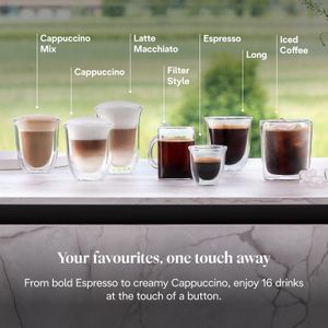 De'Longhi Rivelia Coffee Machine – Arctic White