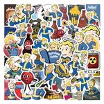 60pcs Fall_out Stickers, Cool popular Game Stickers Packs for Computer Luggage Scrapbook Water Bottle, Vinyl Waterproof Merchandise Decals for Kids Teens Adults