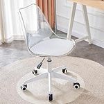Ebullient Acrylic Clear Desk Chair 