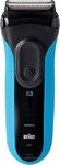 Braun GmbH 3 ProSkin 3040s Electric rechargeable and wireless razor with precision trimmer black and blue