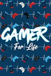 Gamer For Life Fleece Blanket - Gaming Controller Beats Design - Bed Throw Super Soft Blanket - 100% Polyester - 100 x 150cm