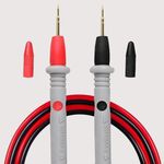 GILHOT Multimeter Cord Probe Set Test Cable Pair 10 A Sharp Lead Needle Set Universal Digital Multi Meter Detector Lead Wire Probe Digital Multimeter, Battery Powered