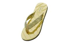 Neeman's All-Vibes Flip Flops for Women | Cushioned & Comfortable Slippers for Women | Everyday Comfort | Stylish, Lightweight, Flexible & Durable Flip Flops | Soft Daily Use Chappal, Yellow - UK3