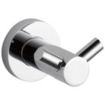 Delta Faucet | Double Robe Hook | Polished Chrome | IAO20136, Small | 2 Pin Hand Towel Holder for Wall- Bathroom Accessories | Wall Mounted Clothes Hanger