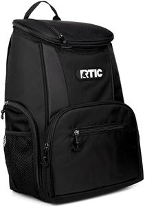 RTIC Portable Backpack Cooler, 15 Can, Black