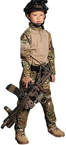 Tactical Uniform G3 Combat Uniform Pants and Shirts Suit for Kids Multicam (13 to 14Y)