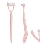 Corconess 2PCS Eyelash Comb Eyelash Separator Tool Mascara Brush Eyelash Brush Eyelash Curler Mascara Applicator(Pink)